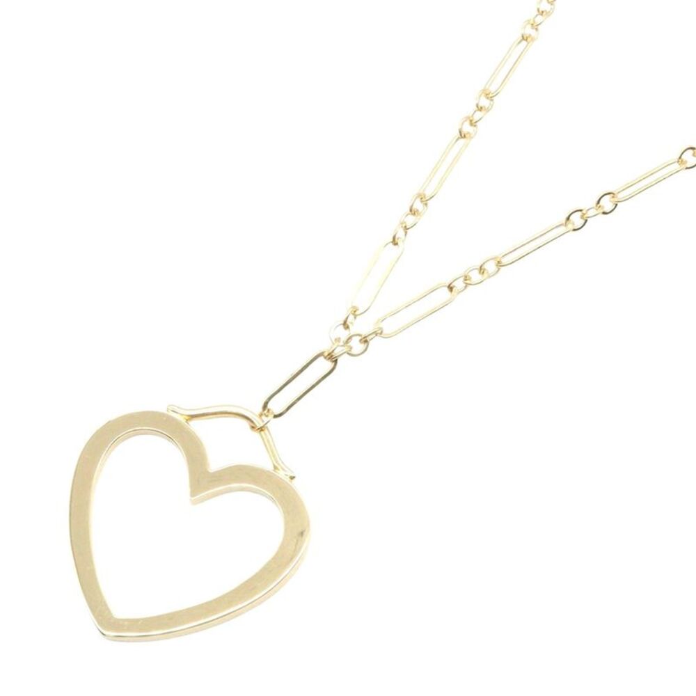 Tiffany & Co Open Heart Necklace K18 Gold
